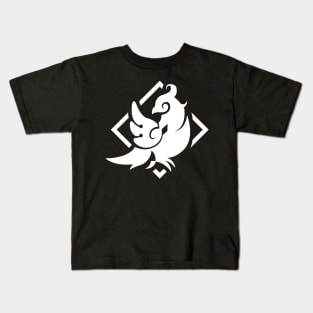 Genshin Impact Mika Emblem - White Kids T-Shirt